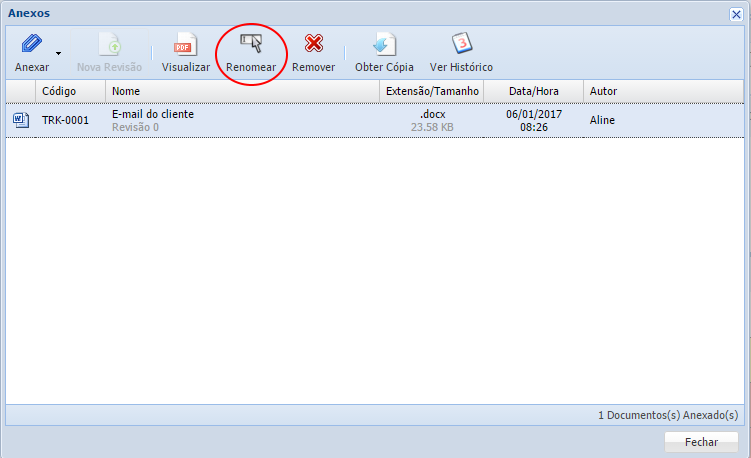 Renomear Anexo