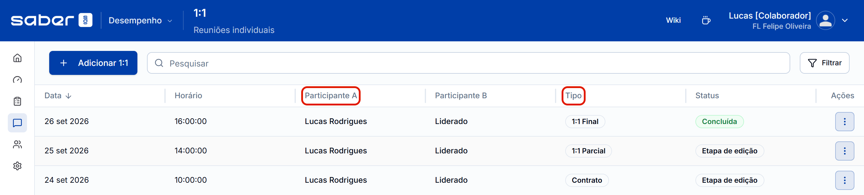 Lista de 1 1