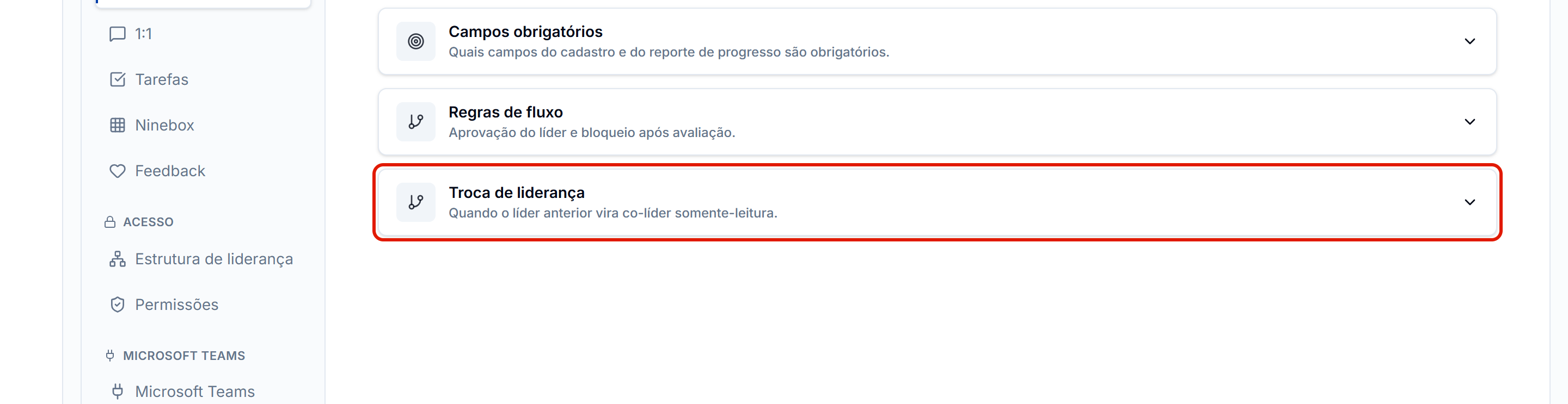 Parametrizacao contratos os quatro cartoes