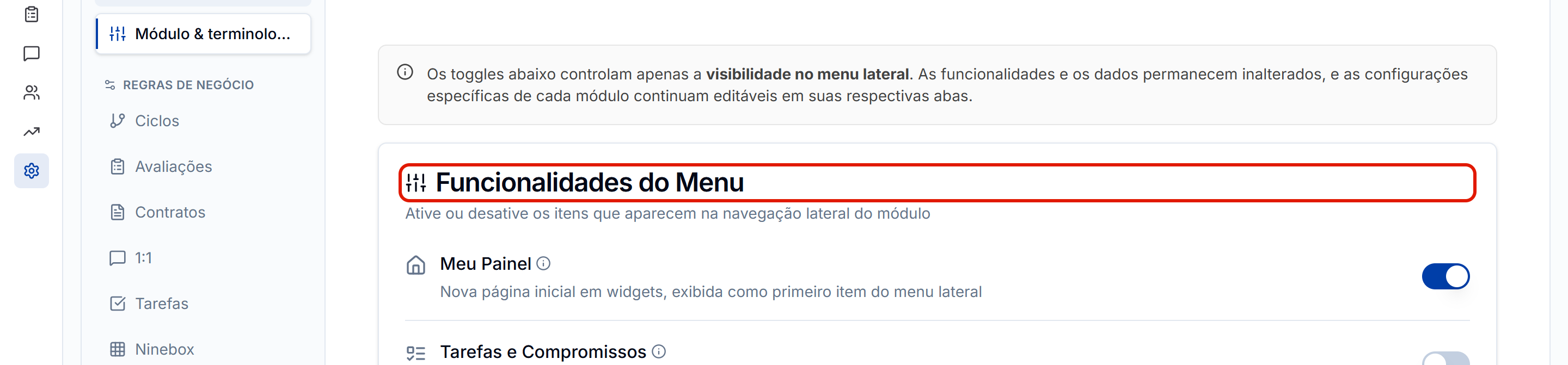 Parametrizacao modulo e terminologia