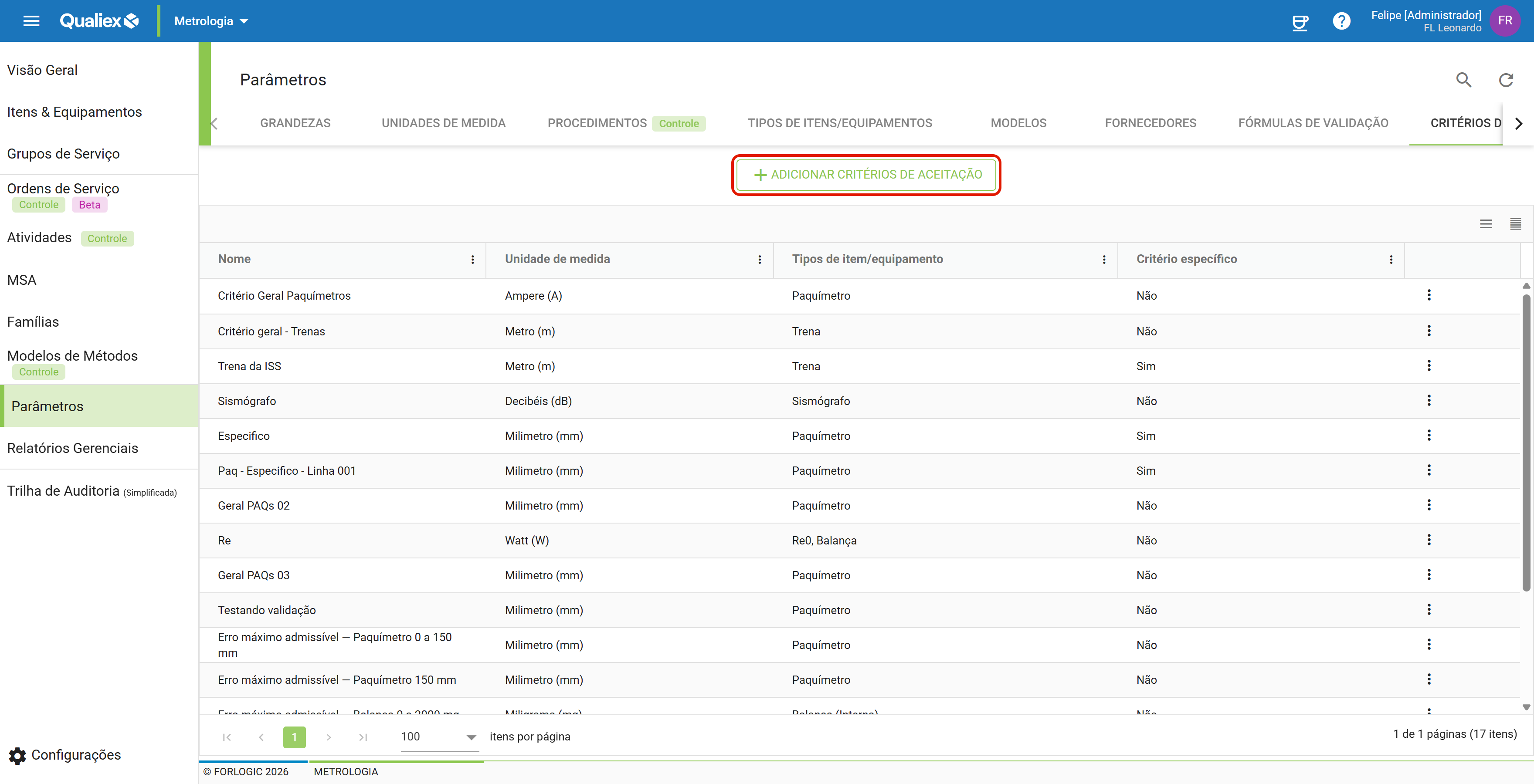 Passo3 botao adicionar criterios de aceitacao