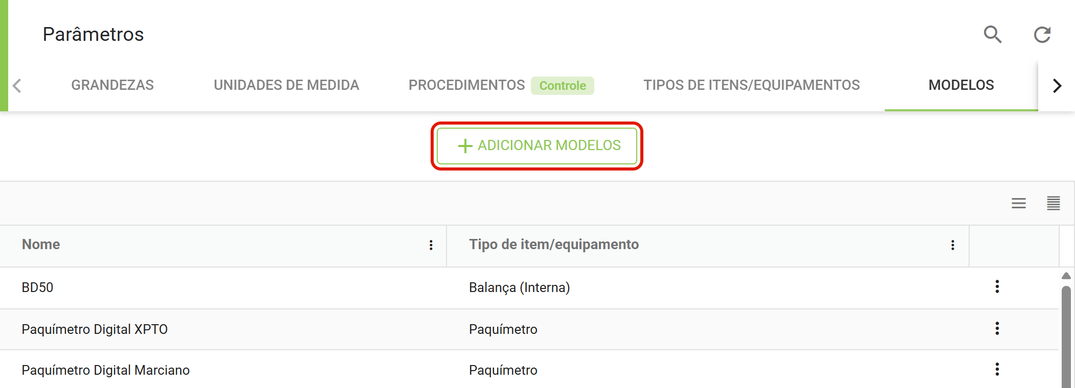 Passo3 botao adicionar modelos