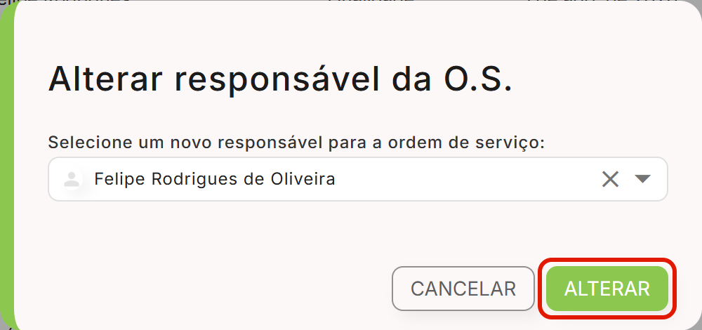 Botao alterar