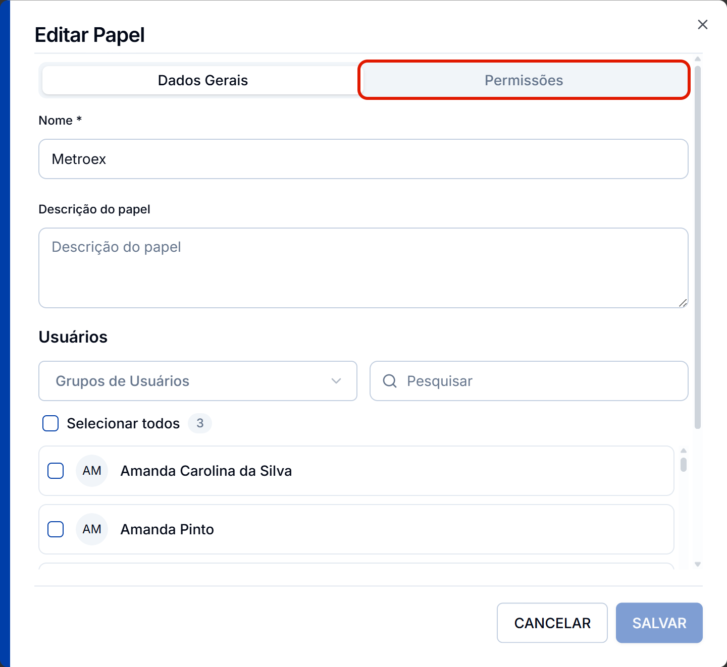 Dialogo editar papel
