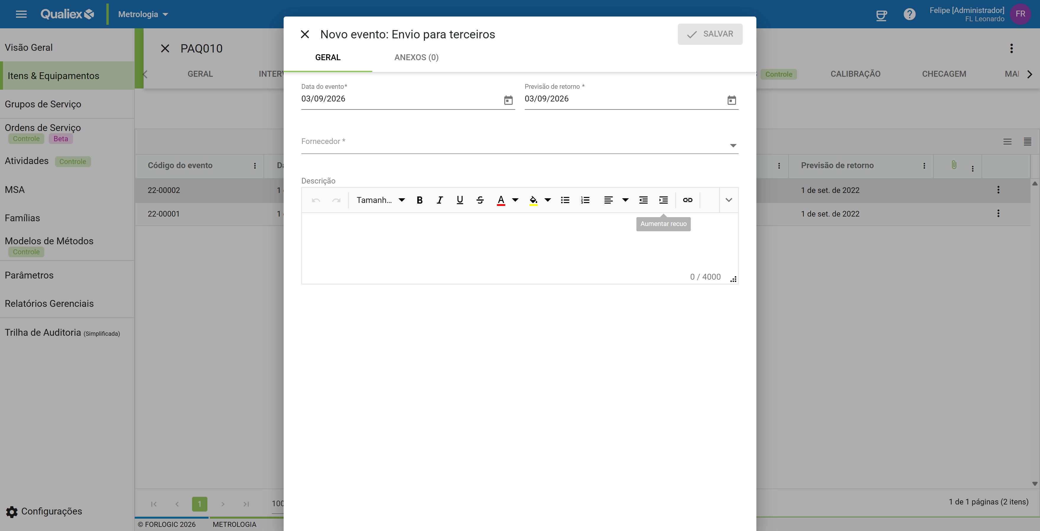 Passo3 formulario de envio para terceiros